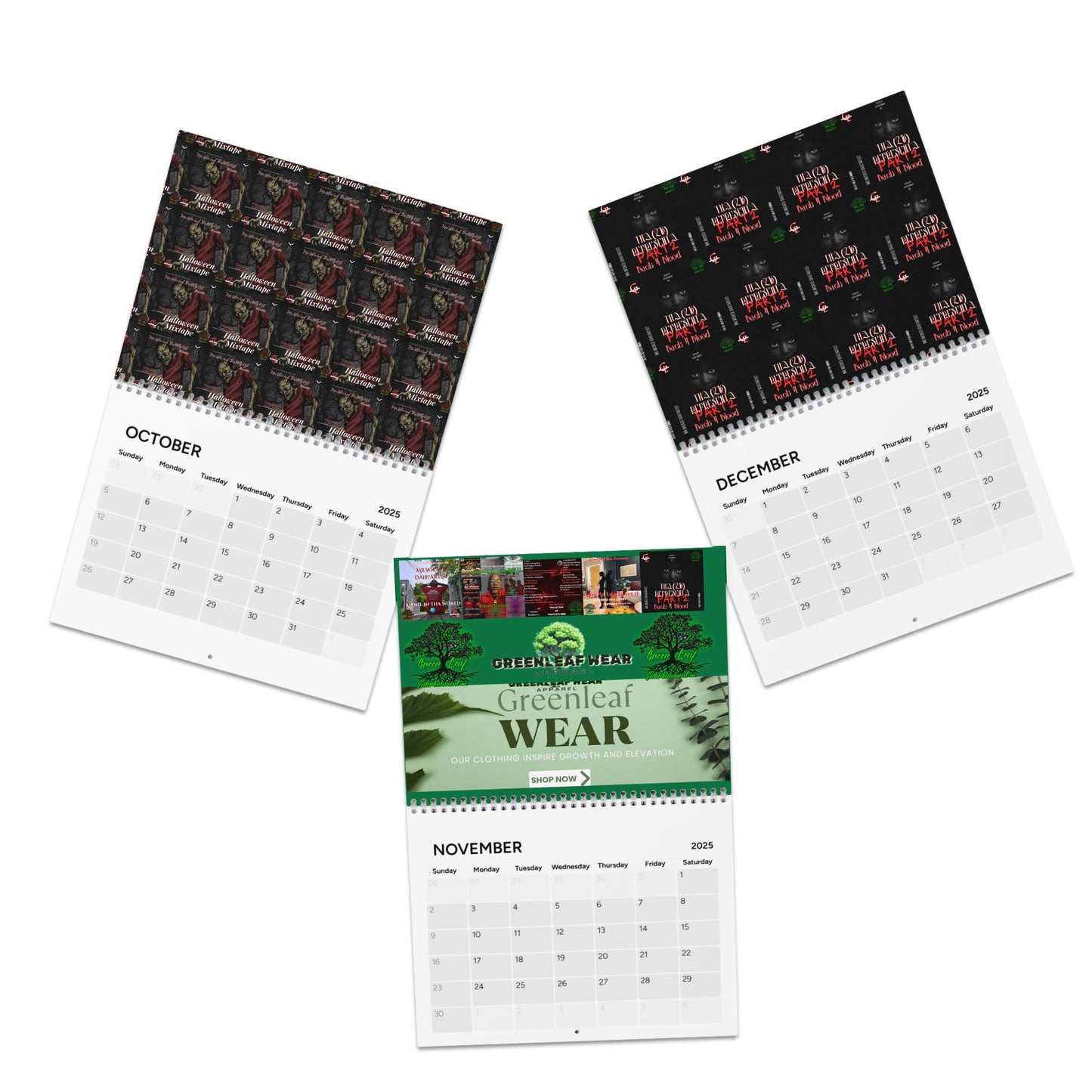 Greenleaf Wear Calendar (2025)