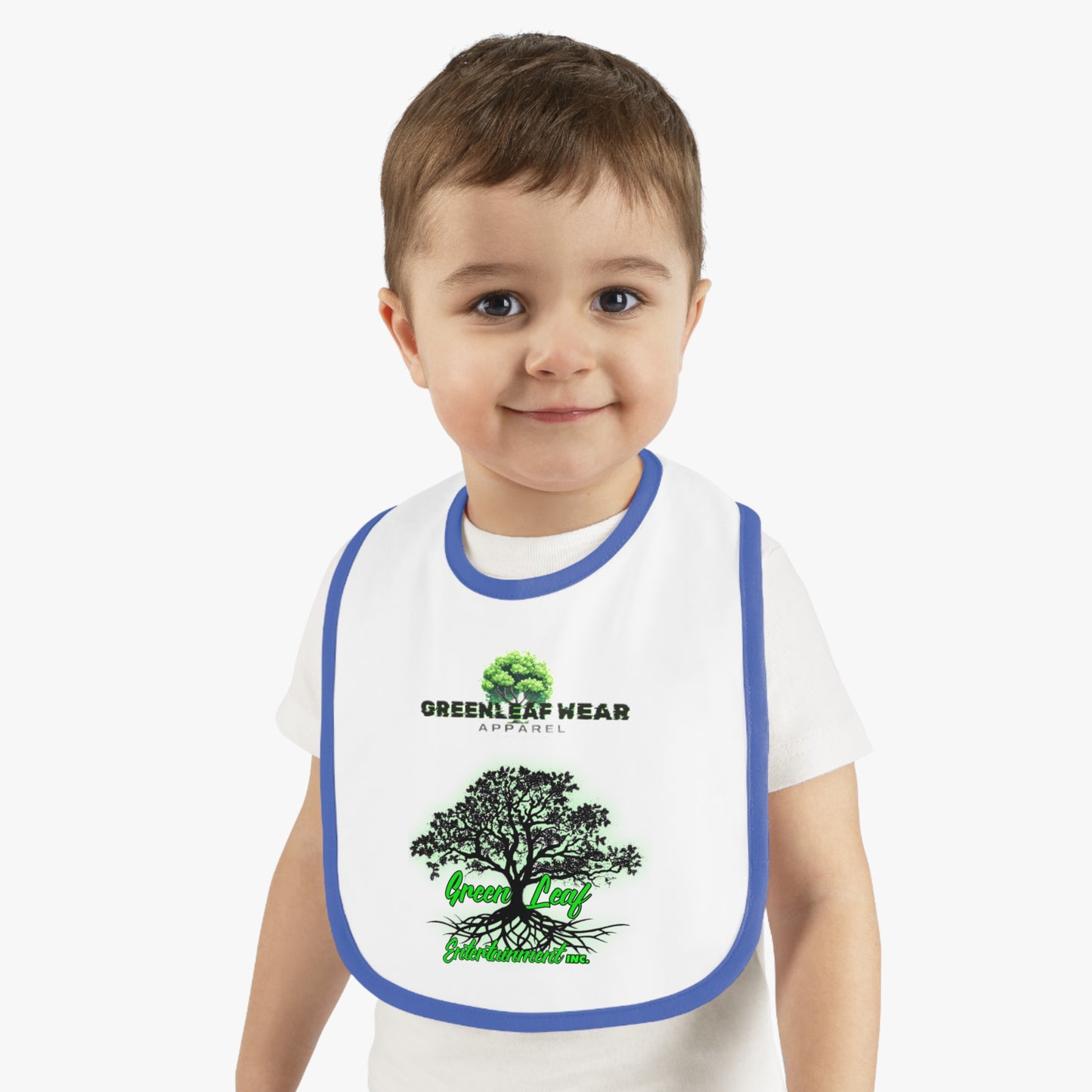 Copy of Greenleaf Wear Baby Contrast Trim Jersey Bib